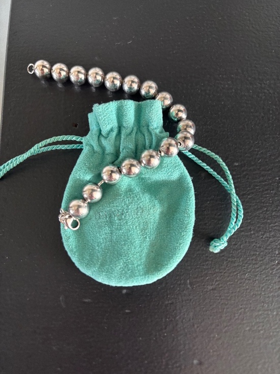 Tiffany & Co. Jewelry - Tiffany & Co Sterling Silver Bead Bracelet 925 Ball Bracelet Classic